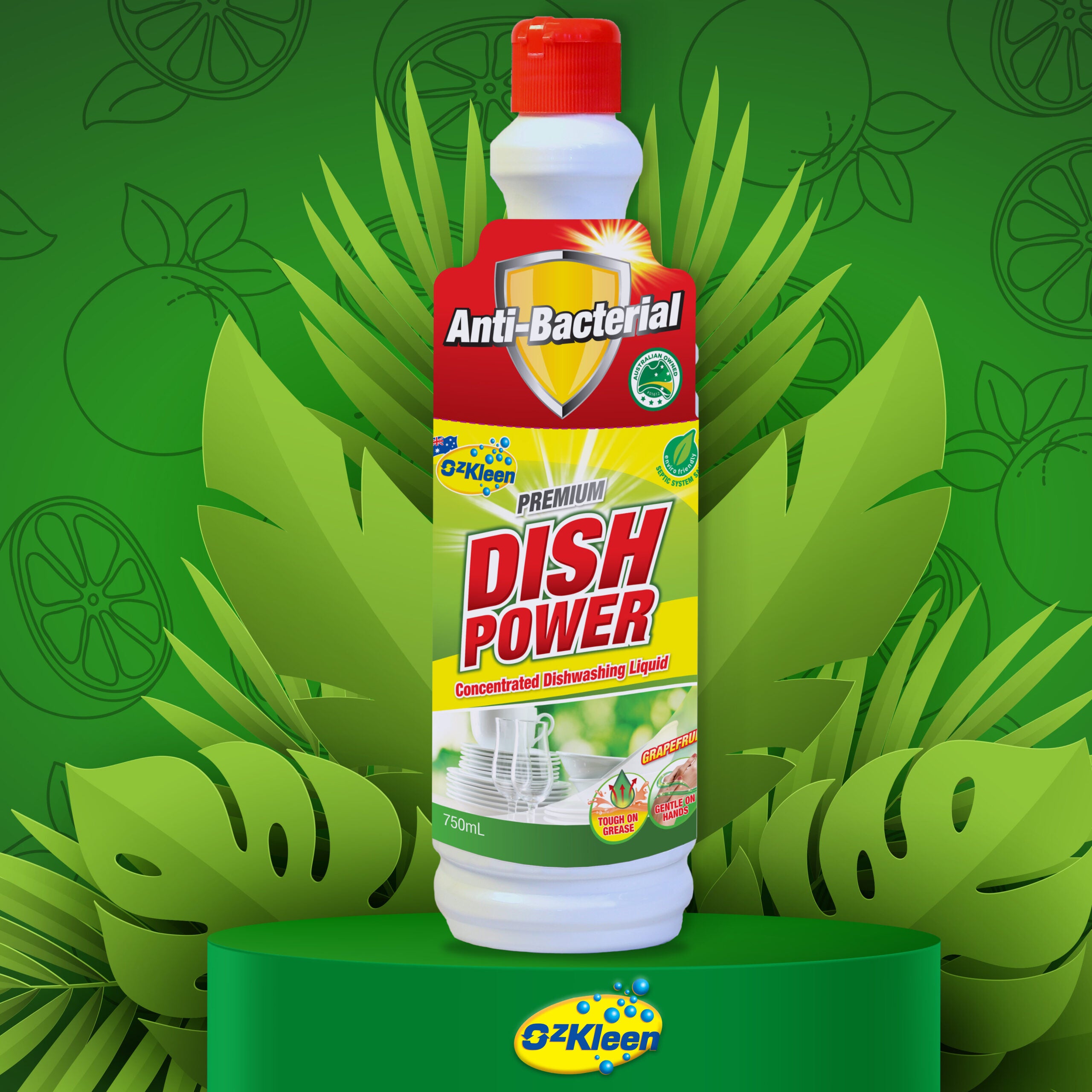 dishwashing liquid ozkleen dish power