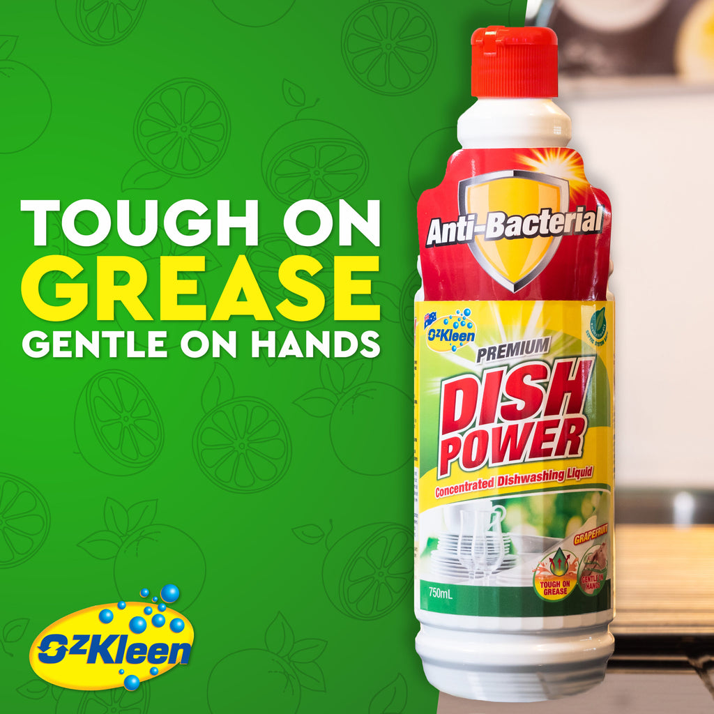 ozkleen dishwashing liquid 750ml ozkleen dish power