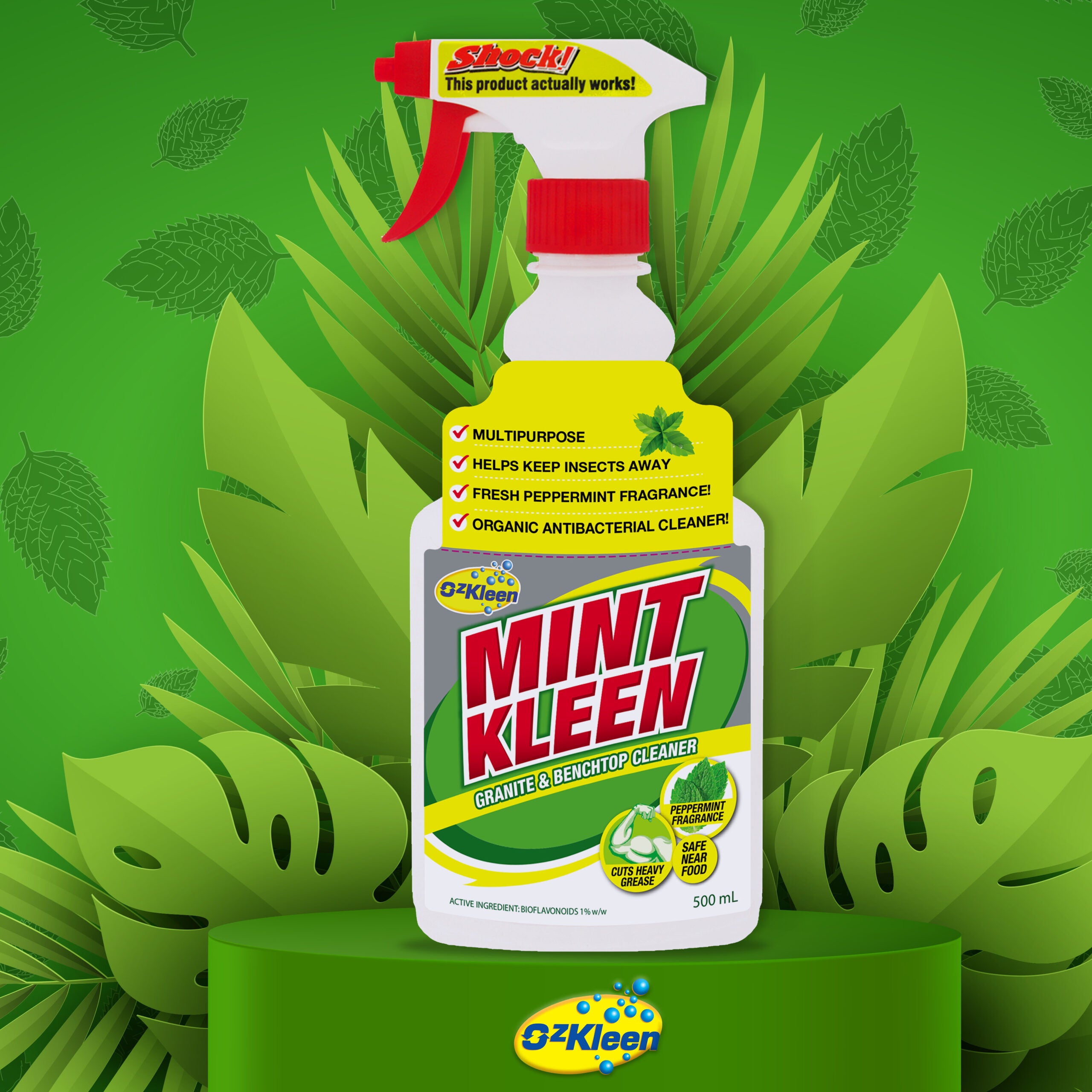 ozkleen 500ml trigger mint kleen ozkleen banner