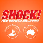 ozkleen banner with text and icons for website