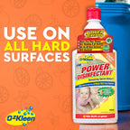 750ml power disinfectant ozkleen promotional banner with flip top cap