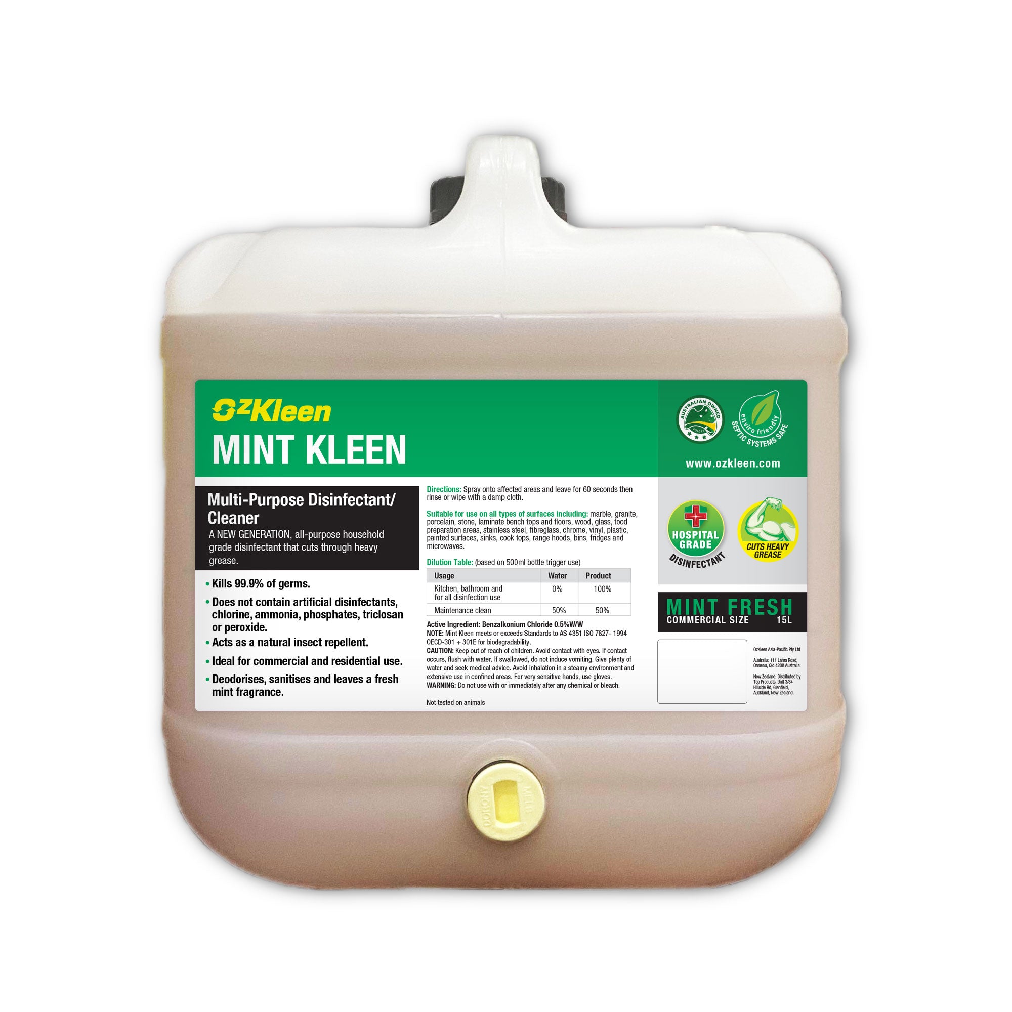 Mint Kleen 15LTR