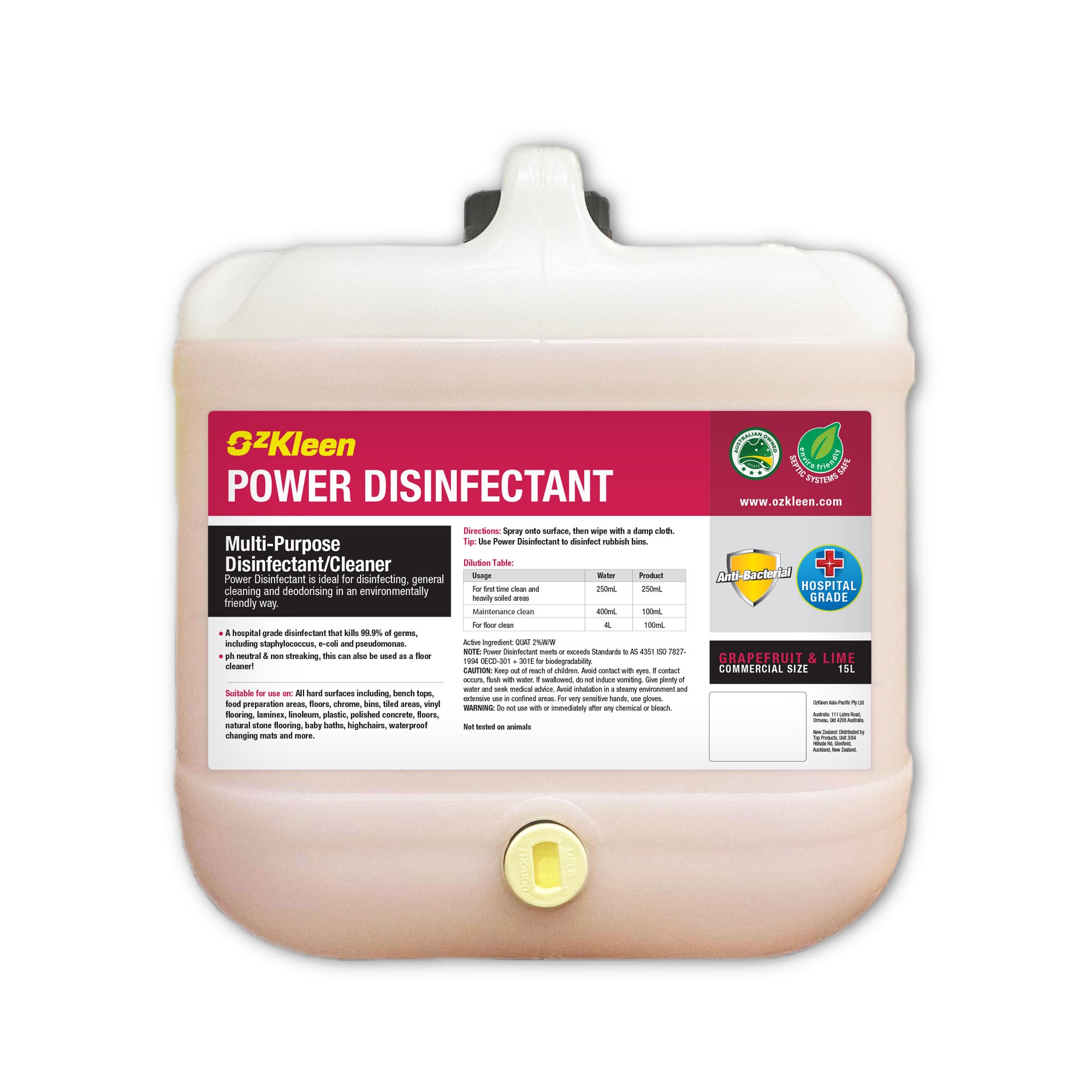 Power Disinfectant 15LTR