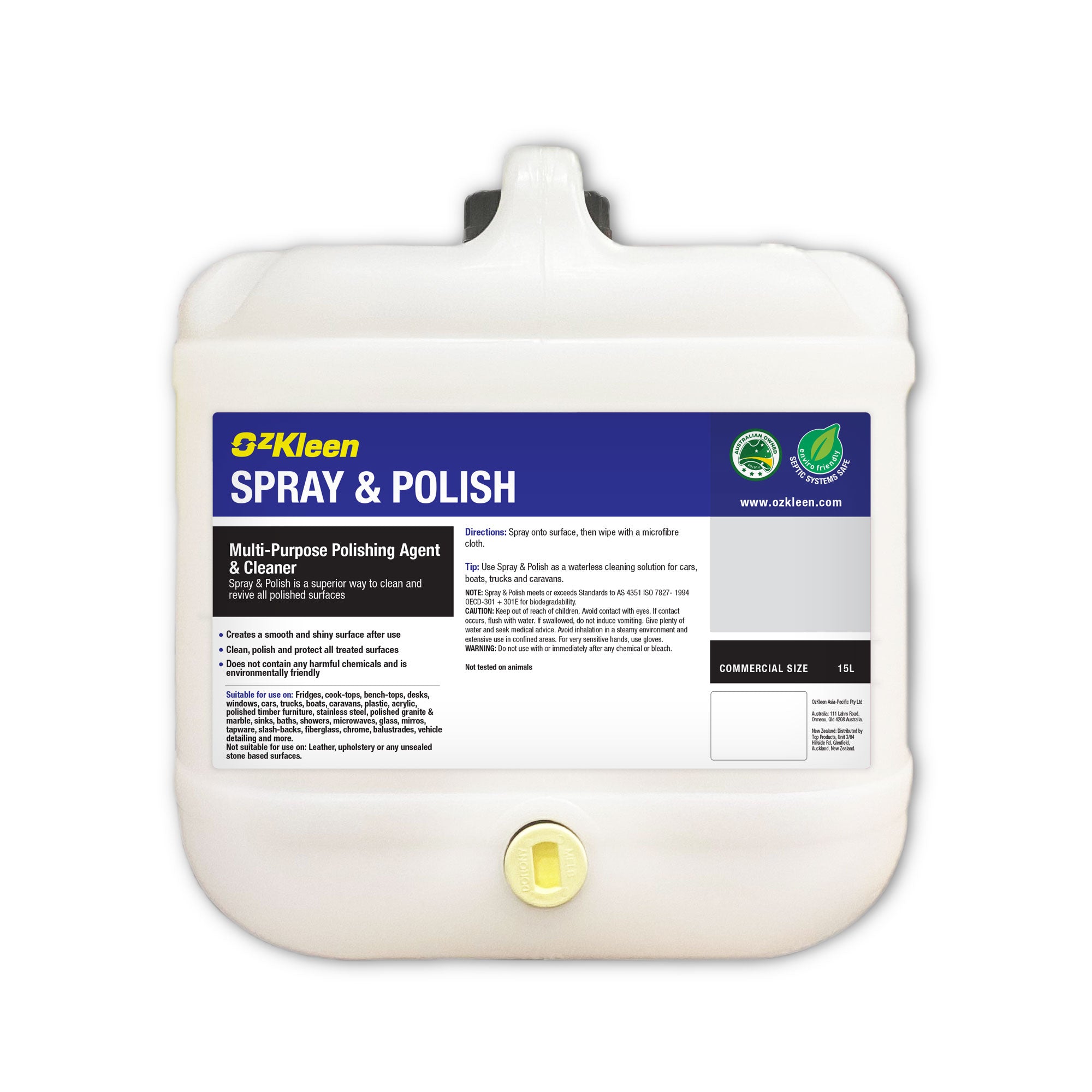 Spray & Polish 15LTR