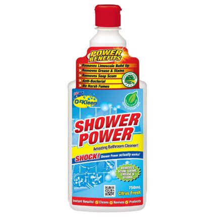 ozkleen shower cleaner 750ml shower power
